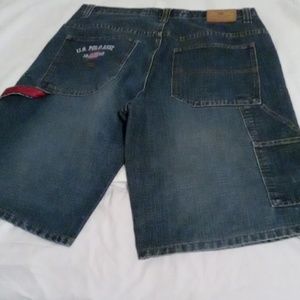 U.S. POLO  ASSN. 1890 blue jeans short pants.